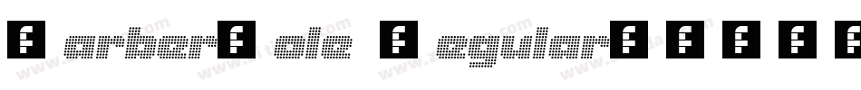 BarberPole Regular字体转换